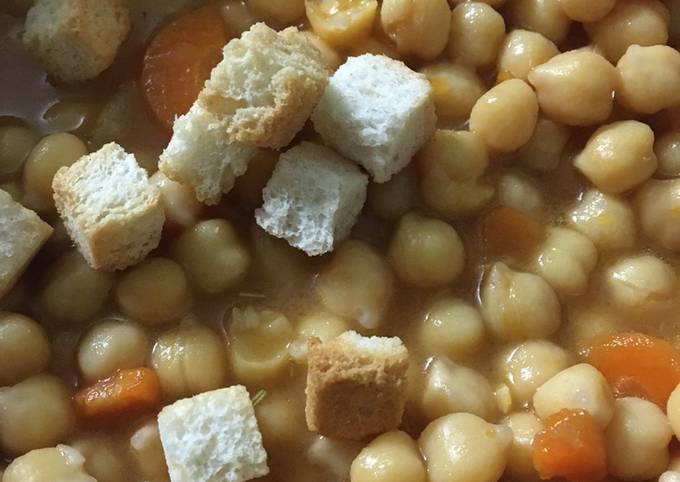 Passaggi a Preparare Qualsiasi notte della settimana Zuppa di ceci assoluti