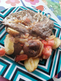 Una foto de Asado con chorrellana (a mi estilo)