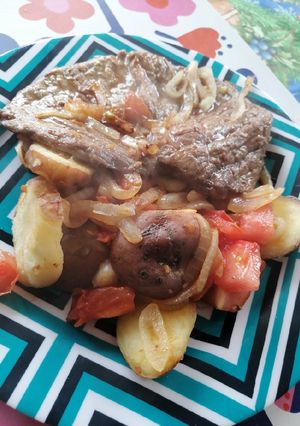 Una foto de Asado con chorrellana (a mi estilo)