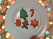 Una foto de galletas especiales con chocolate