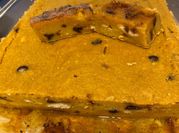 Una foto de budin chips de chocolate