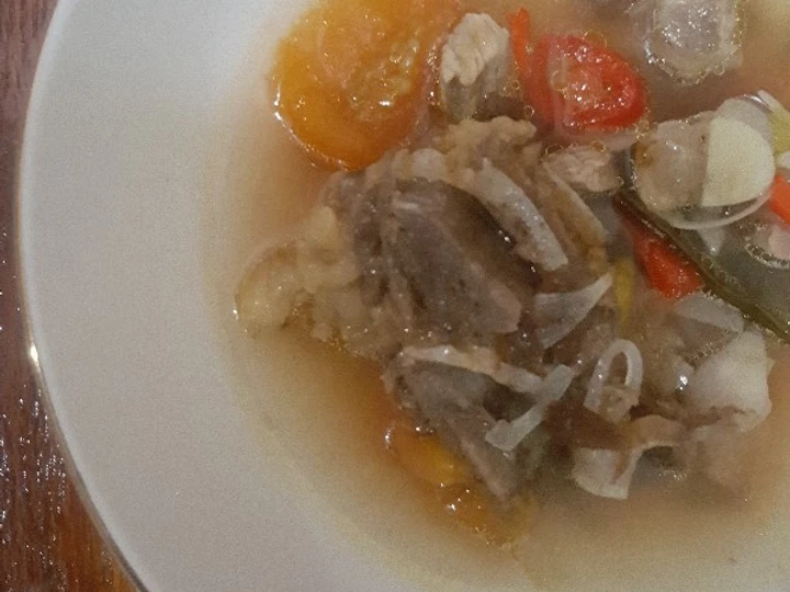 Cara Mudah Membuat Resep Asem asem daging + balungan sapi Anti Ribet, Lezat Sekali