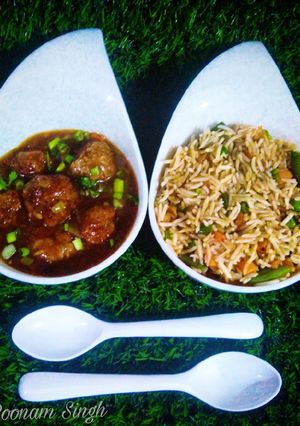 होटल स्टाईल वेज मंचूरियन(hotel style veg manchurian recipe in hindi) रेसिपी मुख्य फोटो