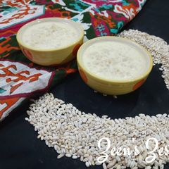 A picture of Talbina or Barley Porridge.