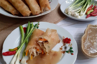 Cara Buat Lumpia Semarang (dengan Rebung) Murah