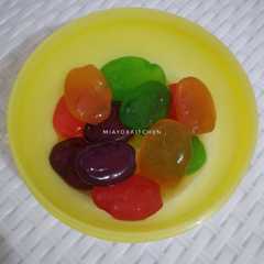 A picture of Manisan Kolang Kaling Rainbow🌈.