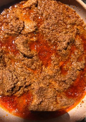 Foto resep Rendang Daging (bumbu instan uni lili)