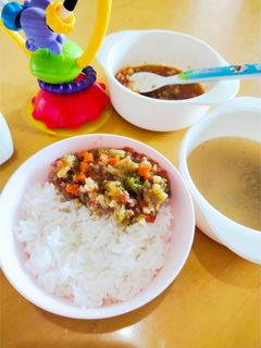 Foto resep MPASI 1y+ (Veggies & Beef Rice Bowl)