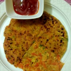 A picture of Veg paratha.