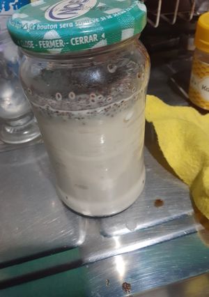 Una foto de Pudin de Chía