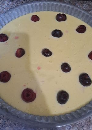 صورة لوصفة كيك حب الملوك او الكرز 🍒 هش ولذيذ🥰