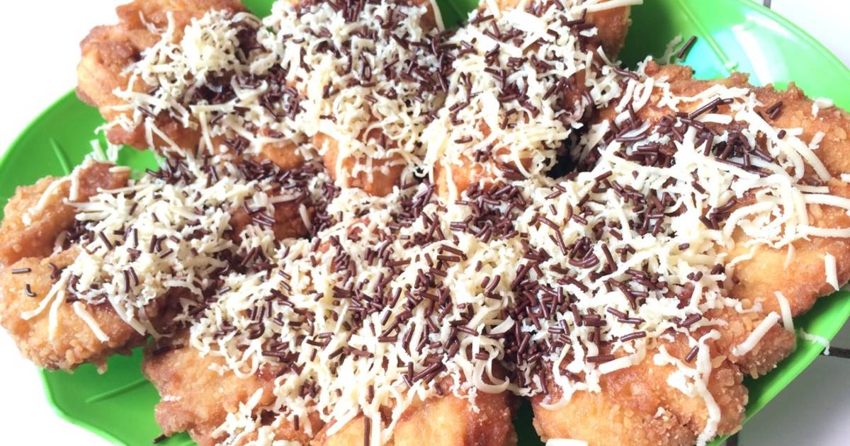 Resep Pisang Goreng Pasir Crispy Cokelat Keju oleh Indah ...