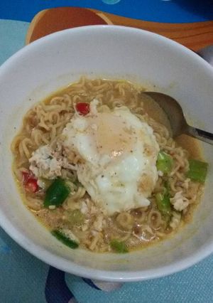Foto resep Mie kari kuah kornet
