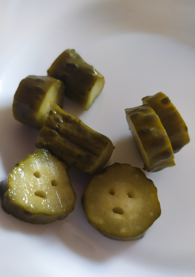 Una foto de Pepino encurtido casero