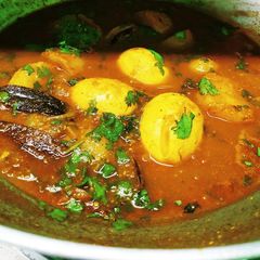 Masala gravy egg A picture of Masala gravy egg.