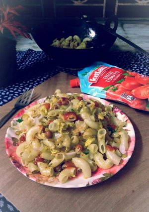 এগ পাস্তা (Egg Pasta Recipe in Bengali) রেসিপির প্রধান ছবি