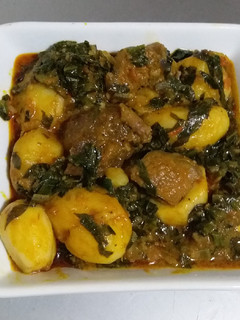 A picture of Irish Potatoes Porridge.
