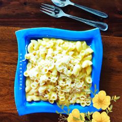 A picture of Cheesy Macaroni Pasta.