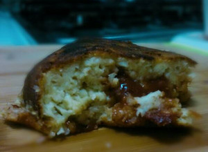 Una foto de Torta de Pan con bocadillo en sartén