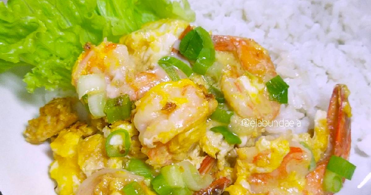 Resep Thai Scrambled Eggs With Shrimp🍳 Oleh Bunda Ela Cookpad