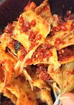 Foto resep Ikan asin tipis sambalado