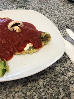 Una foto de Omelette de huauzontles