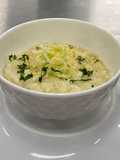 Risoto de alho poró