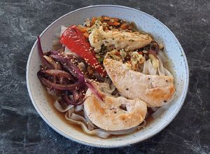 Una foto de Sopa Estilo Ramen Express de pollo