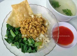 Foto resep Bakmie ayam pangsit