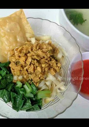 Foto resep Bakmie ayam pangsit