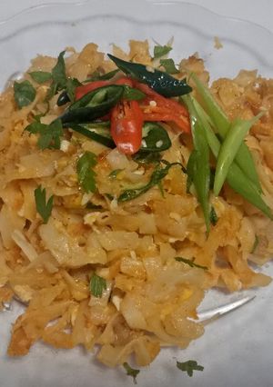 A picture of Fried Greasy Kwetiau.