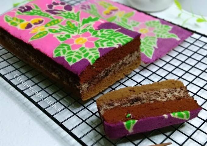 Resep Trio Chocomoca Batik Cake Oleh Citra Prayugo Cookpad