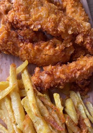 Φωτογραφία της συνταγής Τραγανά chicken tenders
