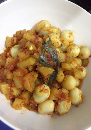 Foto resep Telur puyuh kentang balado