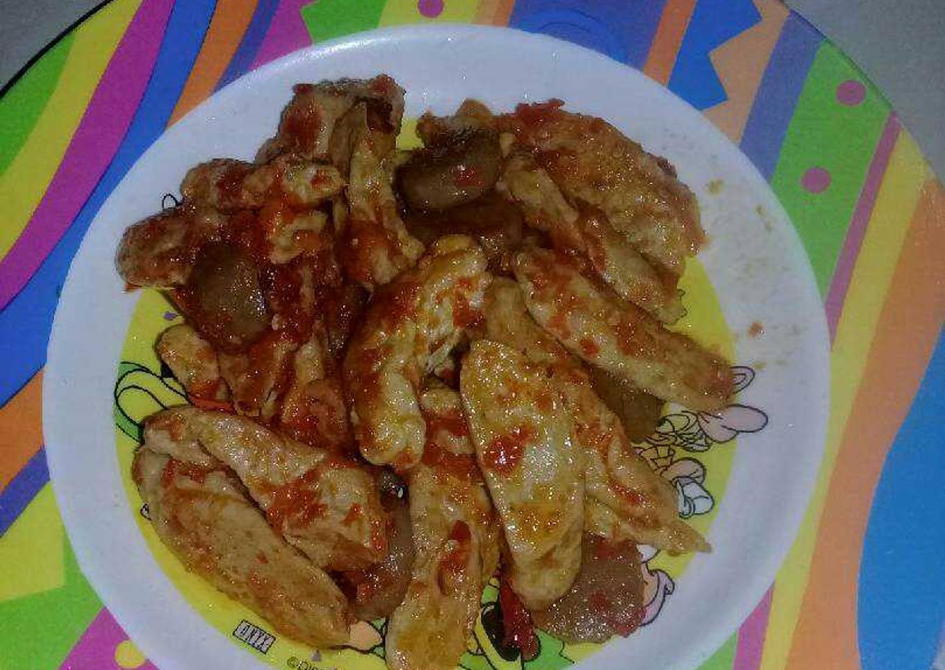 Otak-otak dan Bakso Rica-rica