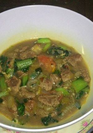 Foto resep Pokcoy sapi lada hitam