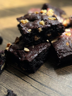 A picture of BEST EVER GLUTEN FREE Walnut Brownies *Easy*.