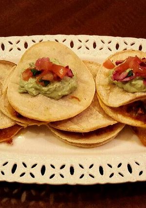 A picture of Mini loaded Quesadillas.