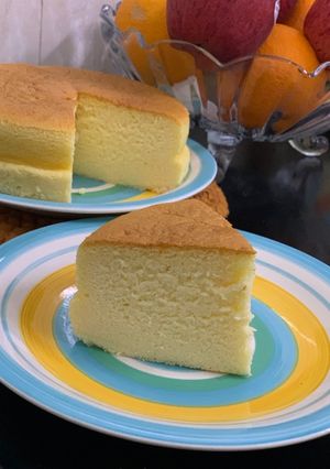 Hình của món Bông lan phô-mai (JP Souffle Cheesecake).