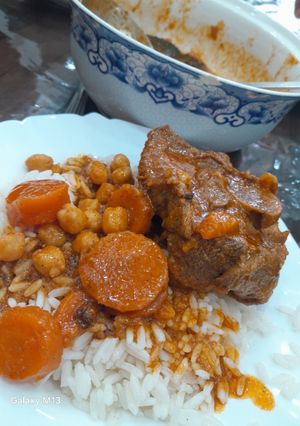 صورة لوصفة ارز باللحم