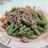Tumis buncis siram daging cincang