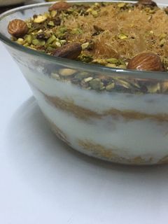 صورة لوصفة كنافه بالقشطه
