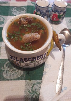O poză a rețetei Ciorbă de porumbel.