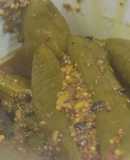 #cook pad India##green chilli long stuffed pickle#