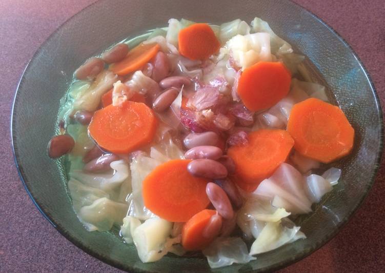 Cara Gampang Menyiapkan Sayur soup + kacang merah yang Menggugah Selera