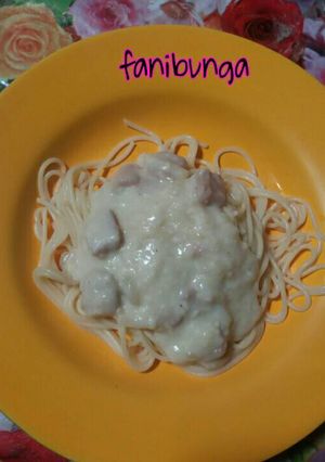 Foto resep Spaghetti carbonara sederhana