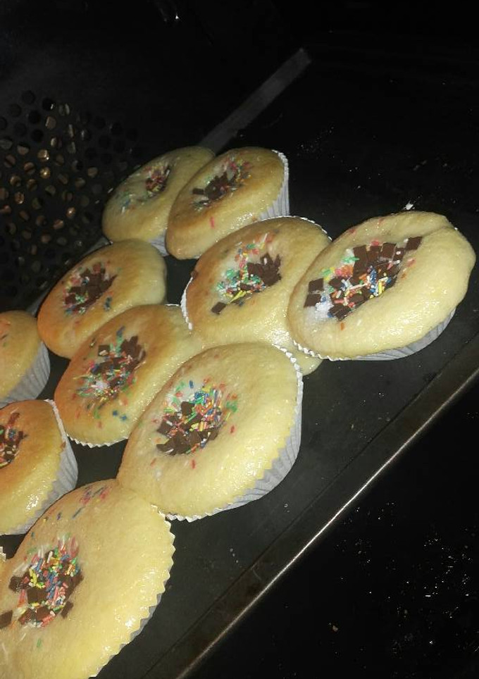 Una foto de Magdalenas rellenas de chocolate