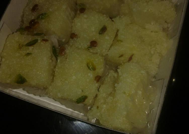 Easiest Way to Prepare Quick Coconut Burfi