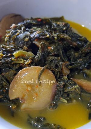 Foto resep Gule daun singkong jengkol