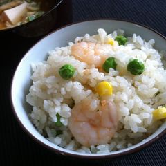 A picture of Prawn Takikomi Gohan.